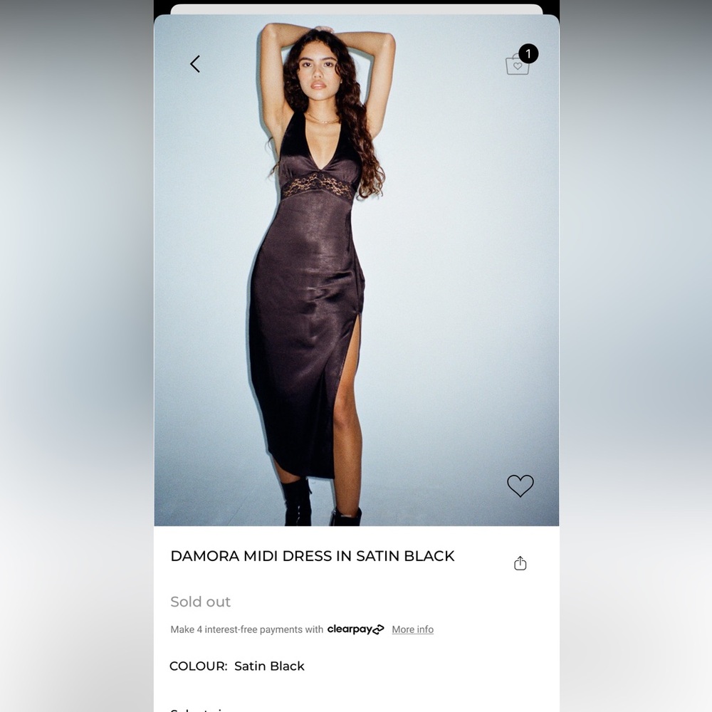 Motel Rocks Damora Midi dress